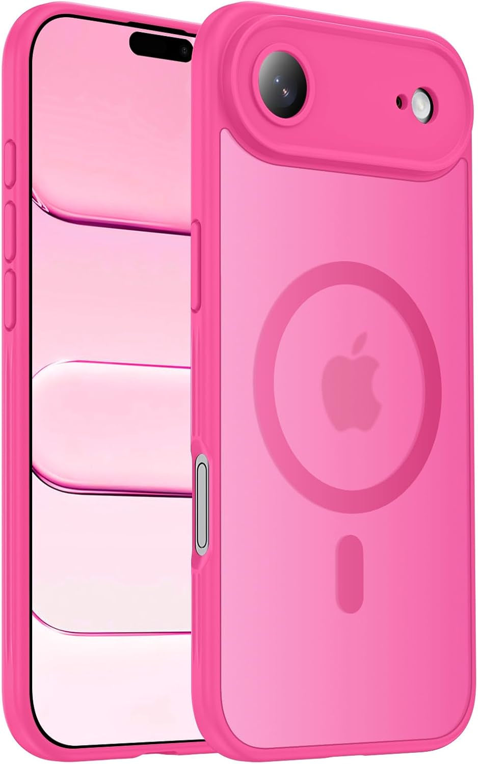 Designed for Iphone 17 Pro Max Case, Compatible with Magsafe, [Camera Protection] [15FT Military Drop Protection] Shockproof Translucent Matte Anti-Slip Phone Case, 6.9", Deep Blue