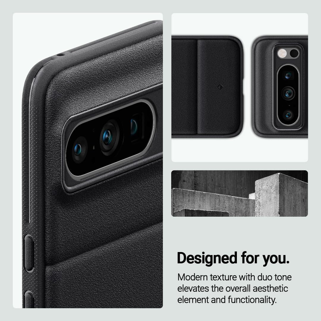 Caseology Athlex Grippable Protective Case Compatible with Google Pixel 8 Pro Case 5G [Military Grade Drop Tested](2023) - Active Black  Spigen   