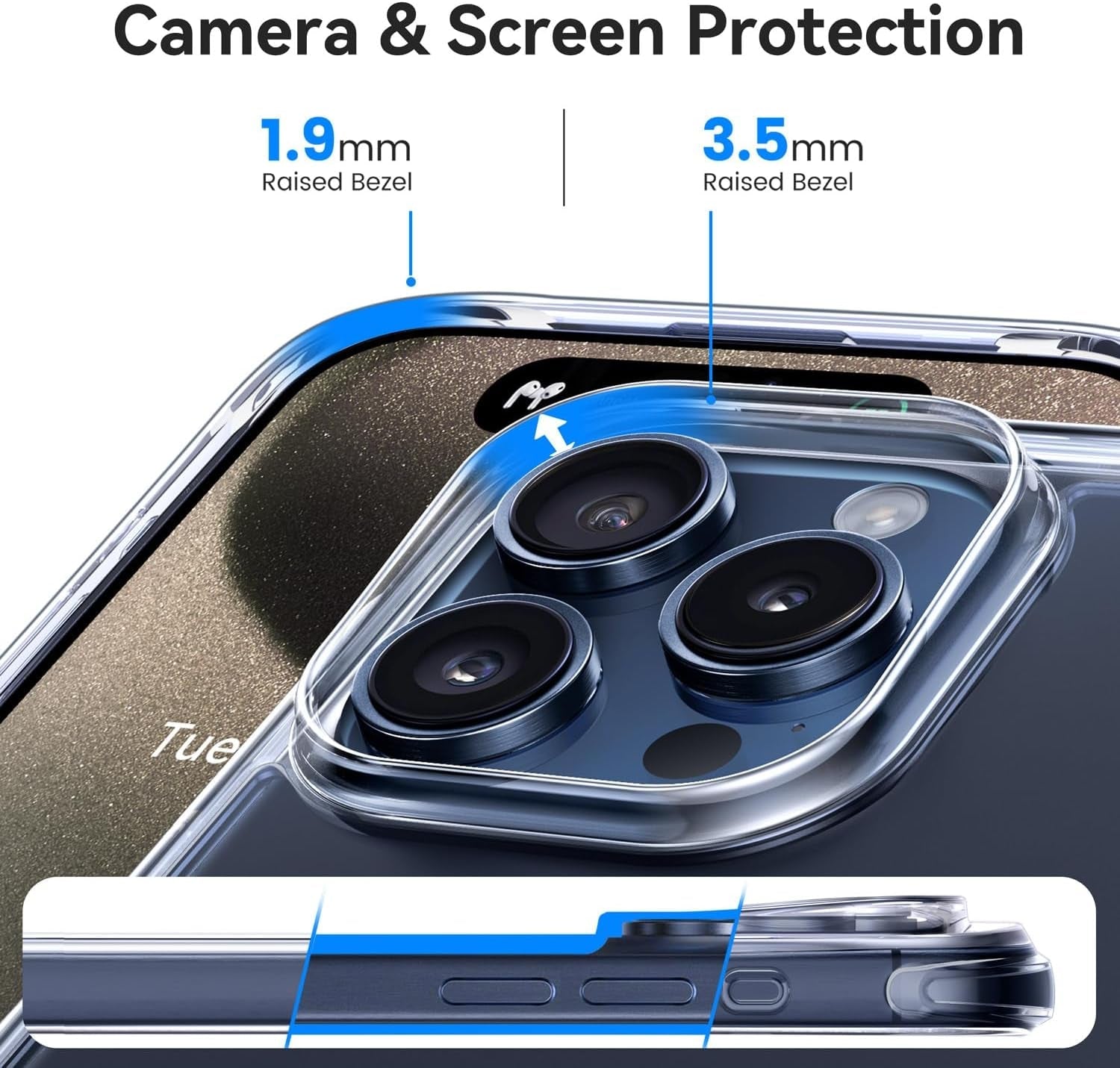Mkeke Magnetic Designed for Iphone 15 Pro Case, Compatible with Magsafe, Yellowing Resistant, Military-Grade Drop Protection, Shockproof Phone Case for Apple Iphone 15 Pro 2023  Shenzhen Make Technology Company Limited   