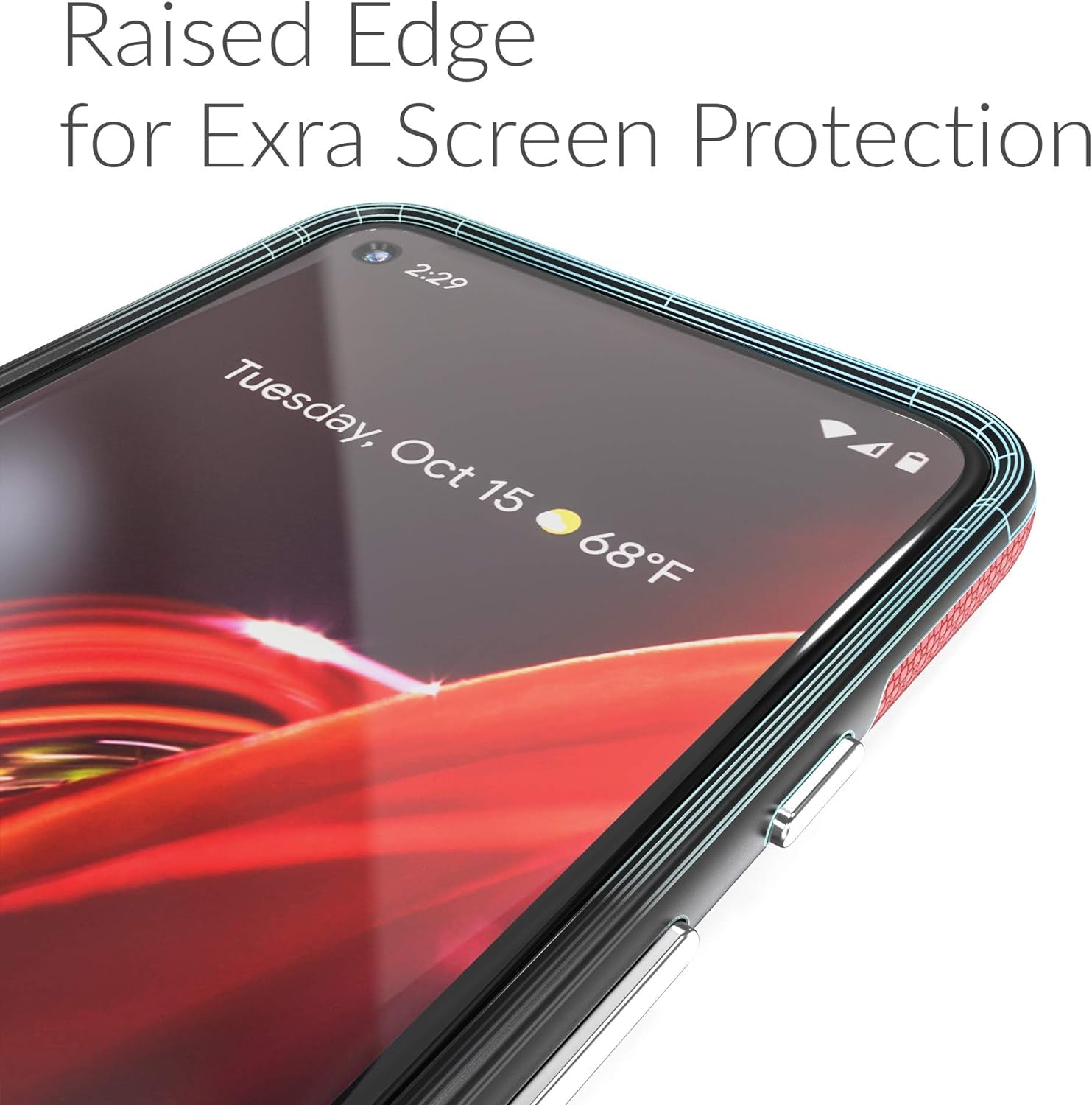 Crave Pixel 5 Case, Dual Guard Protection Series Case for Google Pixel 5 - Red  Crave   