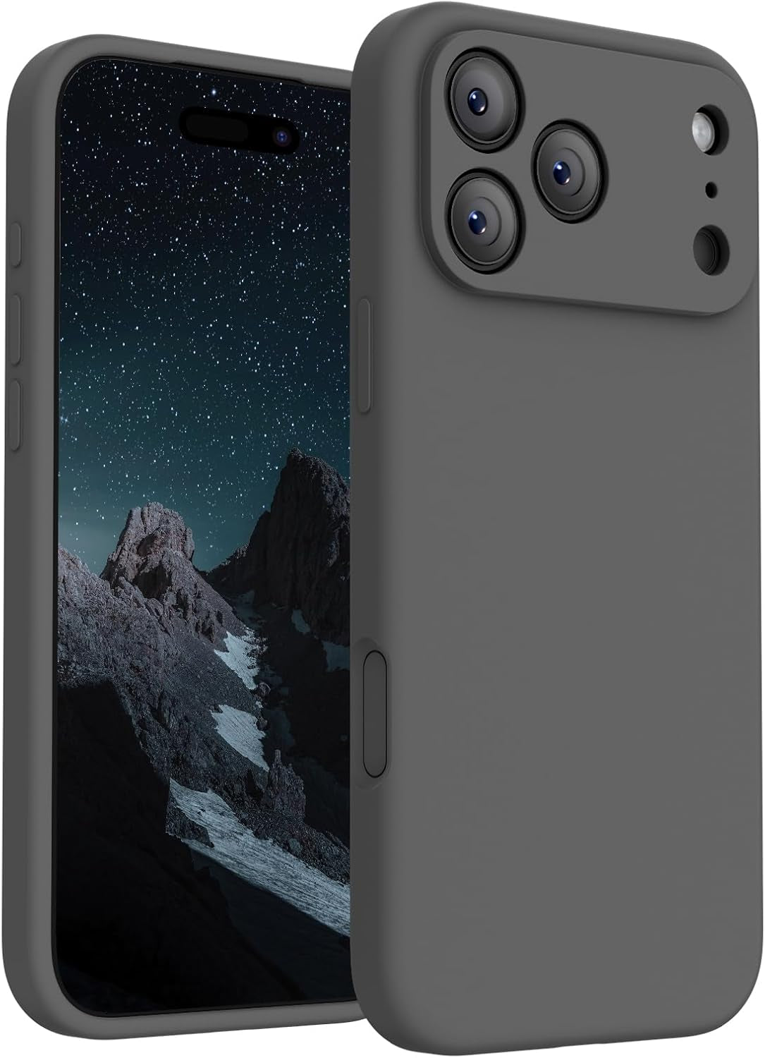 Firenova Magnetic for Iphone 17 Pro Case, Compatible with Magsafe, [Integrated Silicone Camera Control Button] [Camera Protection] Anti-Scratch Microfiber Lining Phone Case, 6.3", Black