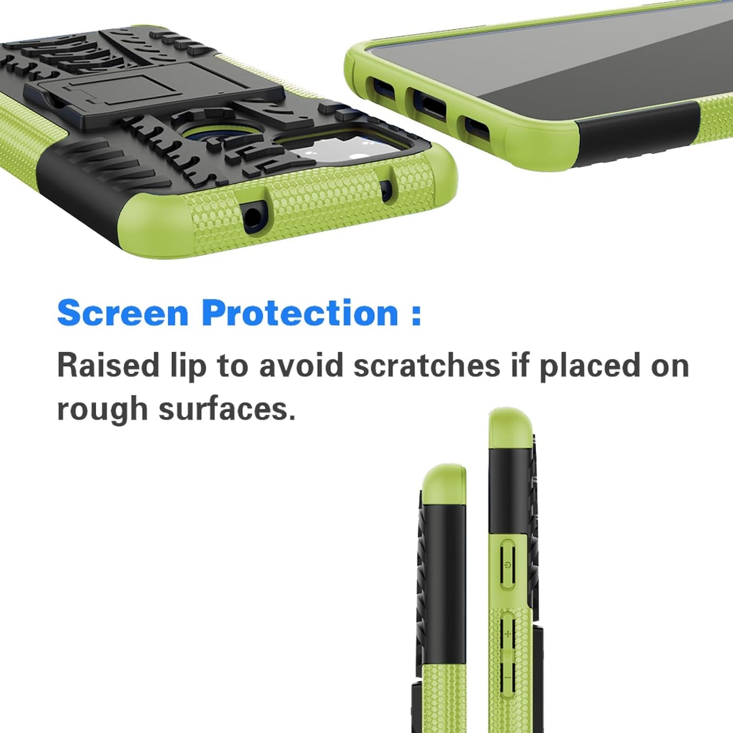 Asuwish Phone Case for Google Pixel 4A 5G 6.2 with Tempered Glass Screen Protector and Slim Stand Hybrid Heavy Duty Rugged Protective Cell Cover Pixel4A5G UW Pixel4A 5G Pixle A4 G5 4A5G Women Green  Asuwish   