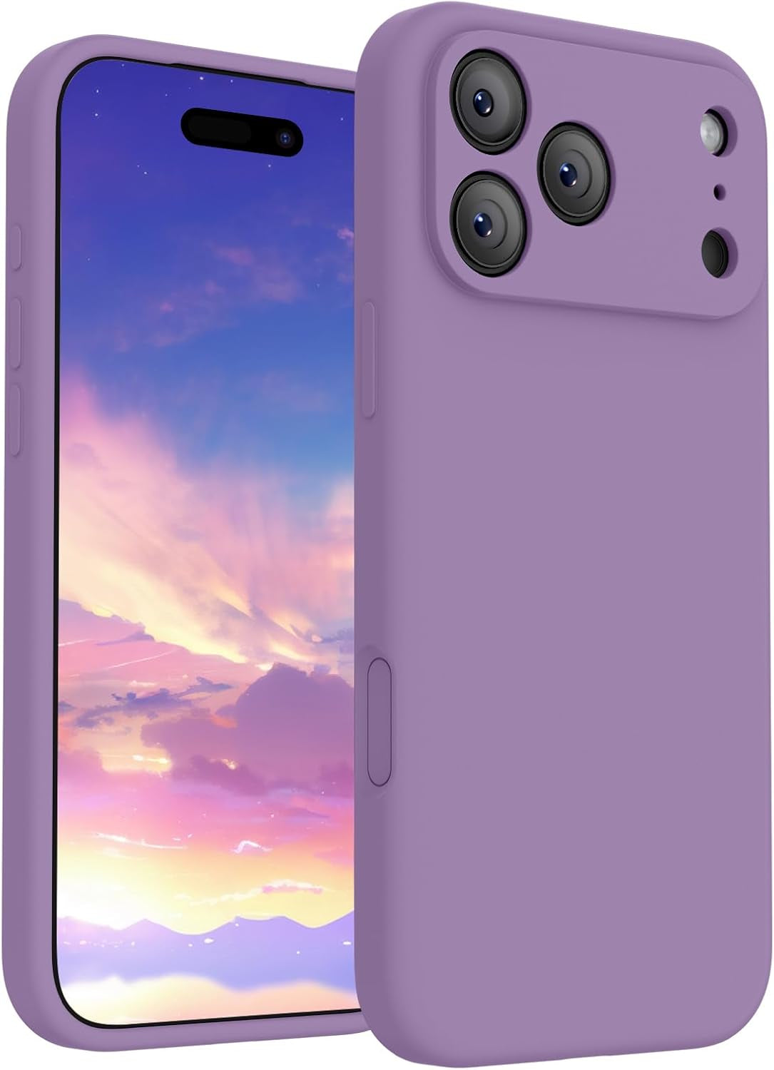 Firenova Magnetic for Iphone 17 Pro Case, Compatible with Magsafe, [Integrated Silicone Camera Control Button] [Camera Protection] Anti-Scratch Microfiber Lining Phone Case, 6.3", Black