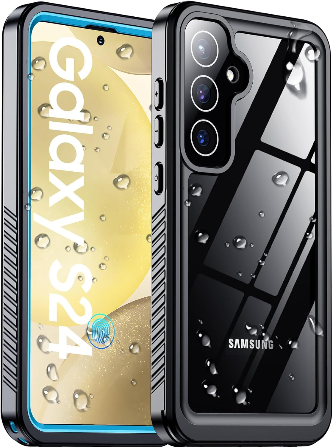 2024 New for Samsung Galaxy S23 Ultra Case Waterproof, [Military Grade Shockproof][Built-In Screen Protector & Glass Camera Protector][Ip68 Underwater][Dustproof][Dropproof] Full Body Phone Case 6.8"