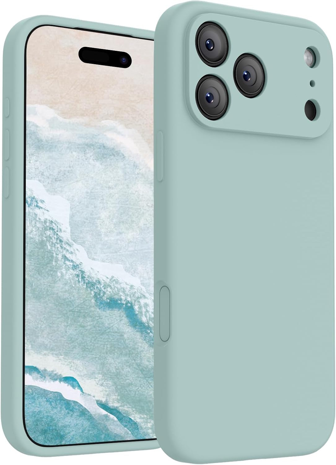 Firenova Magnetic for Iphone 17 Pro Case, Compatible with Magsafe, [Integrated Silicone Camera Control Button] [Camera Protection] Anti-Scratch Microfiber Lining Phone Case, 6.3", Black