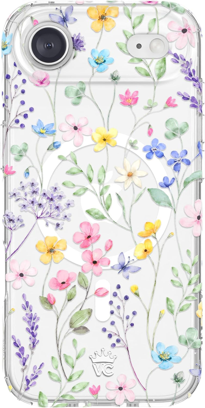 VELVET CAVIAR Case for Iphone 17 Pro Max | Compatible with Magsafe | 10Ft Drop Tested | Cute Girly Protective Designer Cases for Women | Enchanted Floral Wildflowers