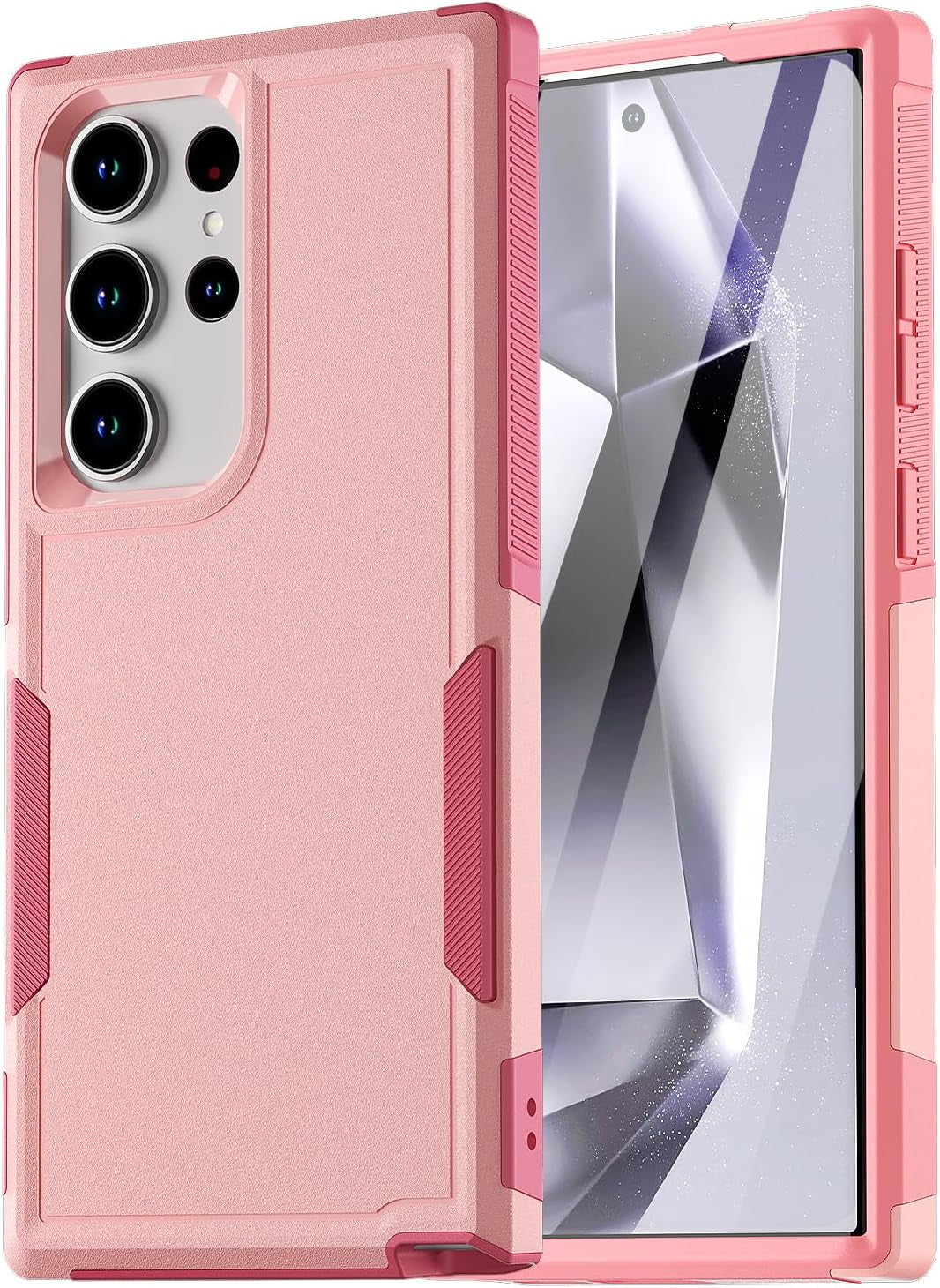 Aicase Belt-Clip Holster Case for Galaxy S24 Ultra with Screen Protector,Heavy Duty Drop Protection Full Body Rugged Shockproof/Dustproof Military Grade Tough Durable Cover for Samsung S24 Ultra