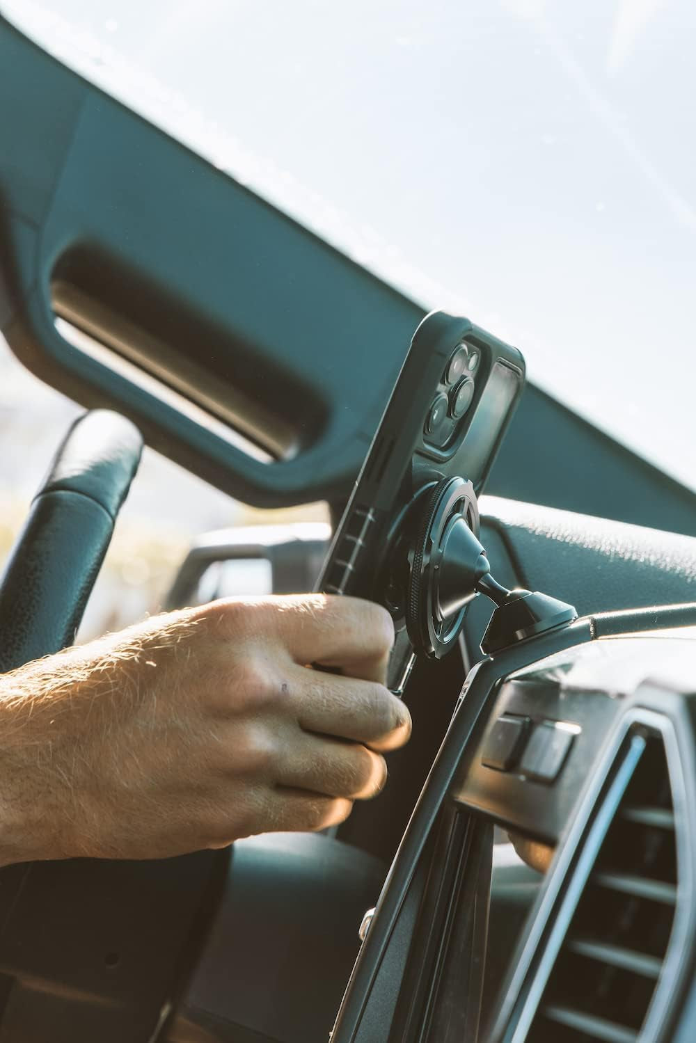 Rokform Dual Magnet Swivel Dash Mount, Magnetic Adhesive Swivel Mount