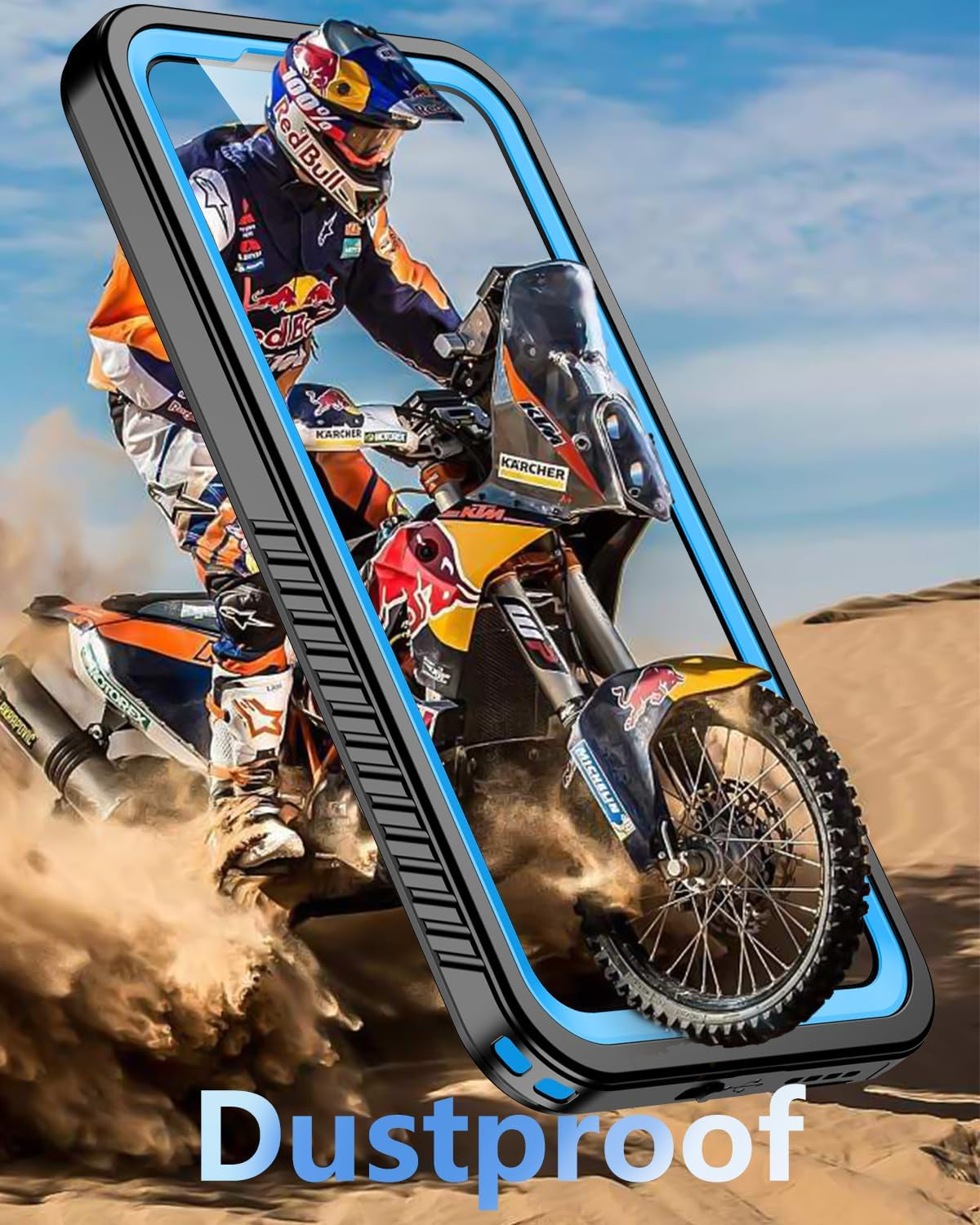 Oterkin for Google Pixel 8 Case Waterproof, Pixel 8 Case with Built-In Screen&Camera Protector,360° Full Body Protection Dustproof Shockproof Anti-Scratch Case for Pixel 8 6.2" -Blue  Oterkin   