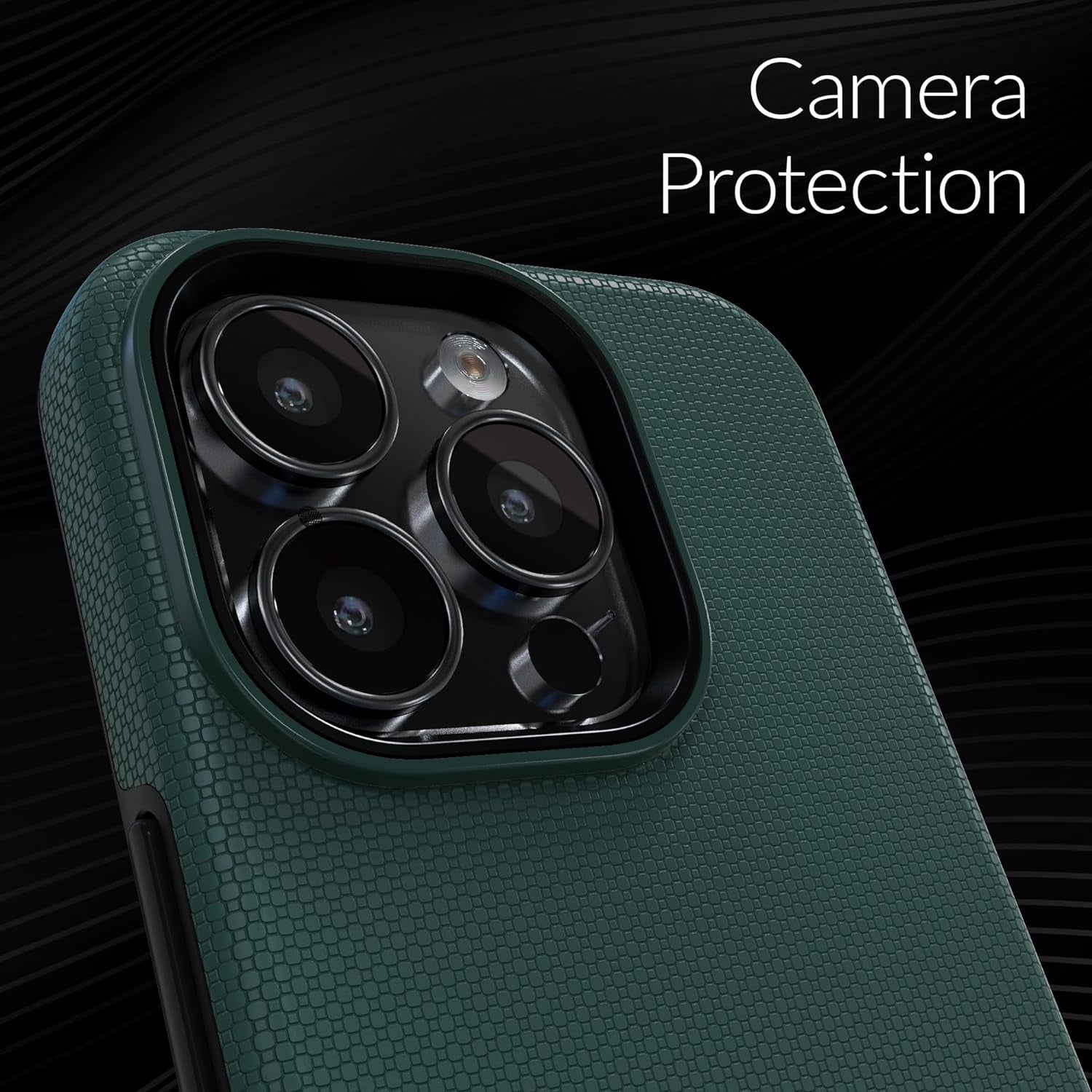 Crave Dual Guard for Iphone 15 Pro Case, Compatible with Magsafe Shockproof Protection Dual Layer Case for Apple Iphone 15 Pro (6.1") - Forest Green  Crave   