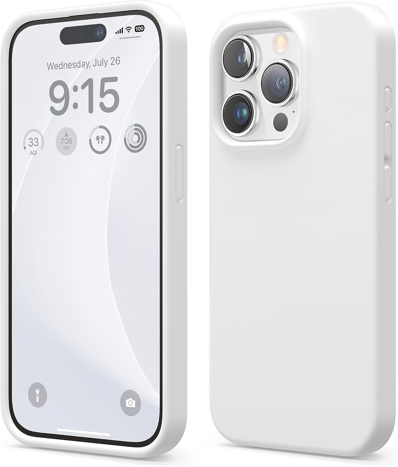 Elago Compatible with Iphone 15 Pro Case, Liquid Silicone Case, Full Body Protective Cover, Shockproof, Slim Phone Case, Anti-Scratch Soft Microfiber Lining, 6.1 Inch (Brown)  elago   