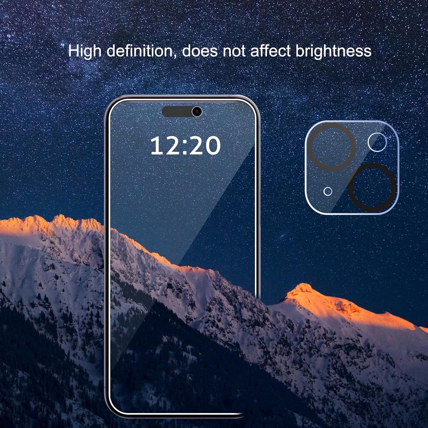 Ailun 3Pack Privacy Screen Protector for Iphone 15 plus [6.7 Inch]+3Pack Camera Lens Protector,Sensor Protection,Dynamic Island Compatible,Anti Spy Private Tempered Glass[9H Hardness][Black][6 Pack]  Ailun   