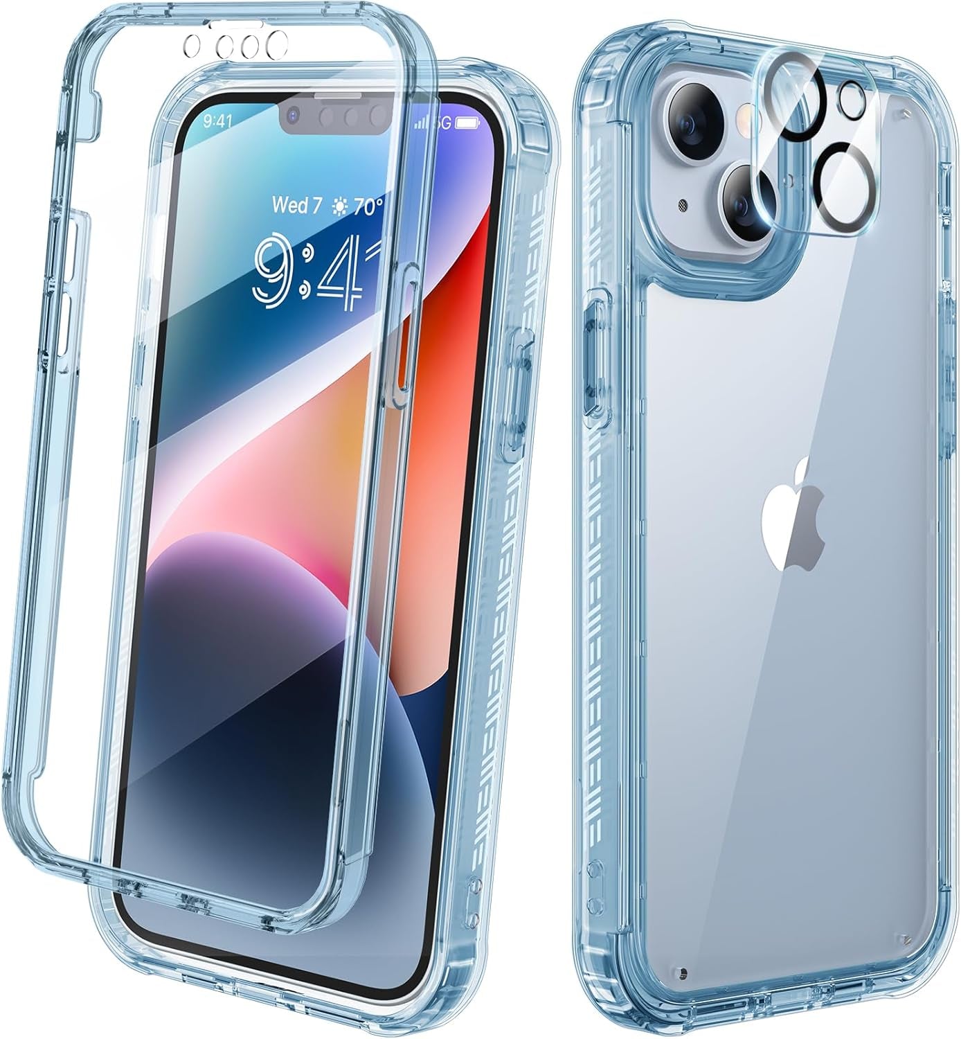 Diaclara Magnetic Designed for Iphone 17 Pro Max Case Full Body Bumper,[Compatible with Magsafe] Military Drop Proof Cover with Built-In Touch Sensitive Anti-Scratch Screen Protector,Orange