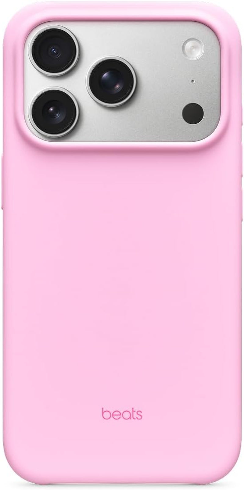 Beats Iphone 17 Pro Case with Magsafe & Camera Control, Matte Finish, Microfiber Lining – Pebble Pink