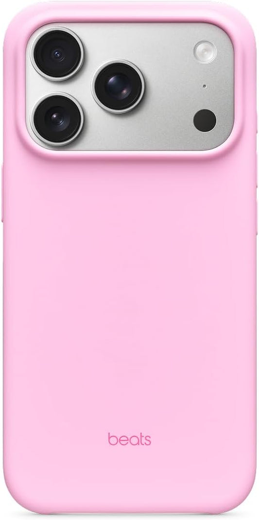 Beats Iphone 17 Pro Case with Magsafe & Camera Control, Matte Finish, Microfiber Lining – Pebble Pink