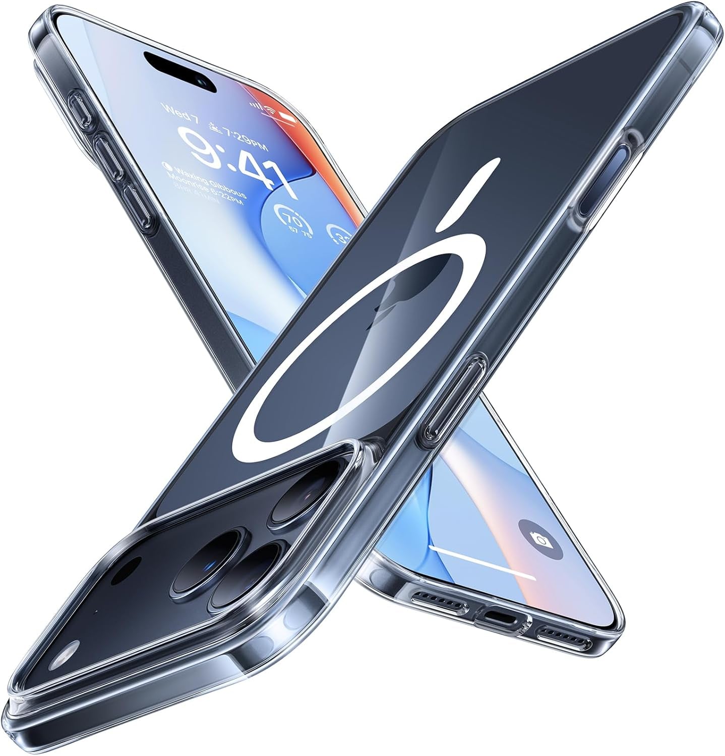 TORRAS Magnetic Slim-Fit for Iphone 17 PRO MAX Case, Ultra-Thin 17 Promax Phone Case Compatible with Magsafe, Light Anti-Scratch Matte Hard PC Bayer 6.9 Inch Originfit, Deep Blue