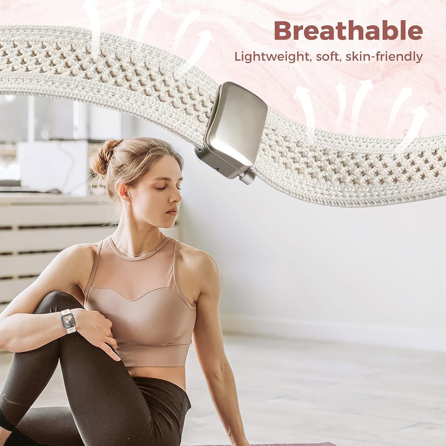 Delidigi Bands Compatible for Apple Watch Band Women 38Mm 40Mm 41Mm,2024 Newest Design Nylon Adjustable Solo Loop Strap for Iwatch Series 9 8 7 6 SE 5 4 3 2 1