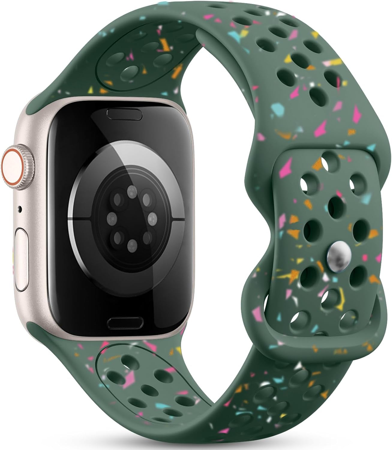 GEAK Nature Friendly Bands Compatible with Apple Watch Band 40Mm 38Mm 44Mm 42Mm 41Mm 45Mm 49Mm Women Men, Breathable Sport Replacement Iwatch Bands Compatible for Iwatch Ultra 2 Series 9 8 7 6 5 4 3 SE