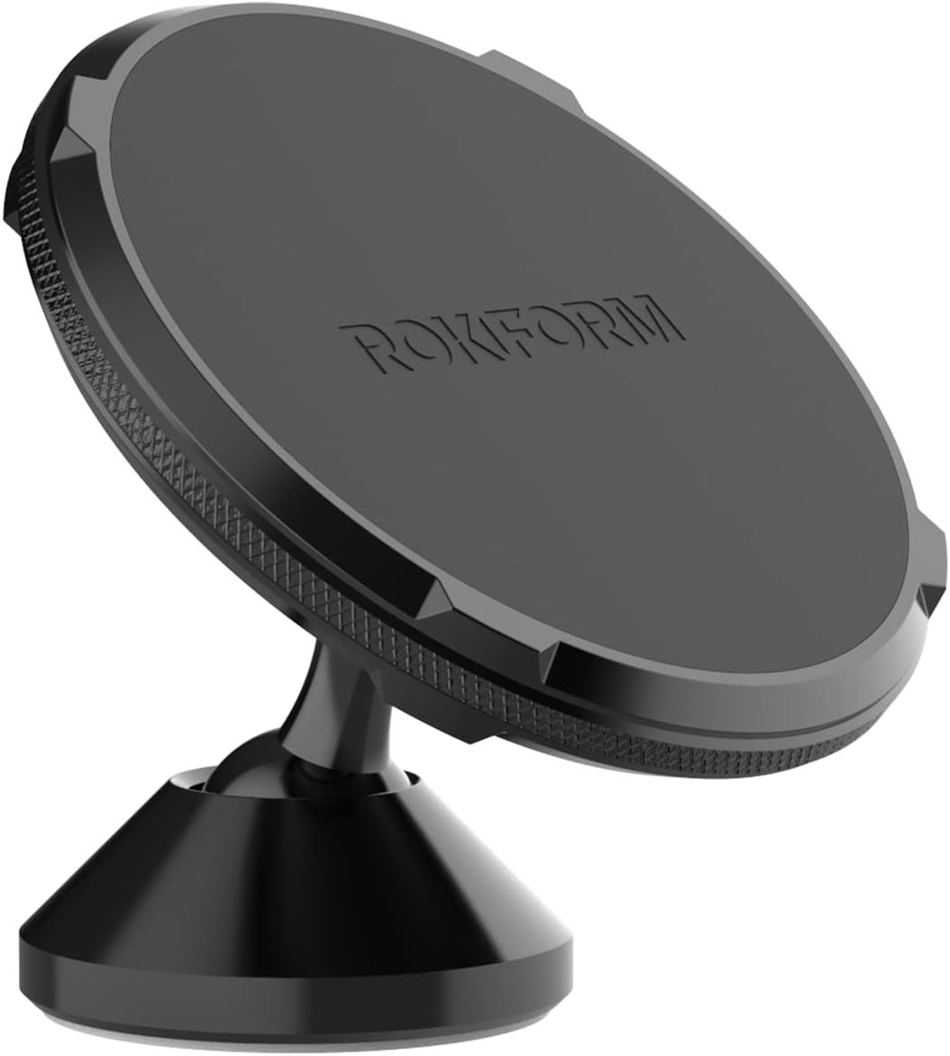 Rokform Dual Magnet Swivel Dash Mount, Magnetic Adhesive Swivel Mount