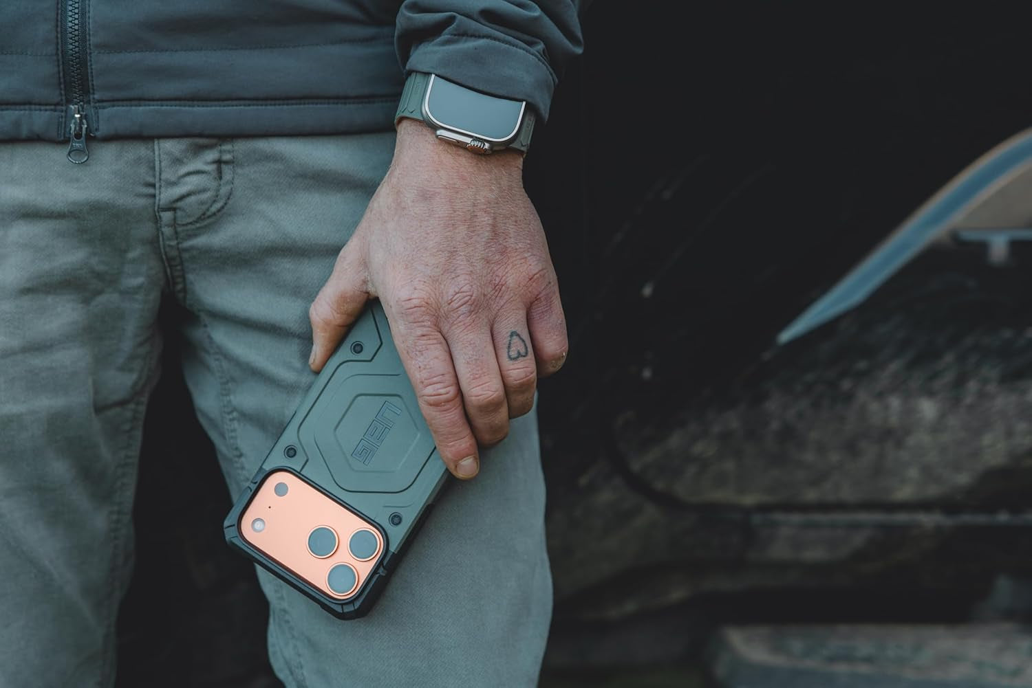 URBAN ARMOR GEAR UAG Designed for Iphone 17 Pro Max Case Pathfinder - Compatible with Magsafe Military Grade Protective Cover, Olive