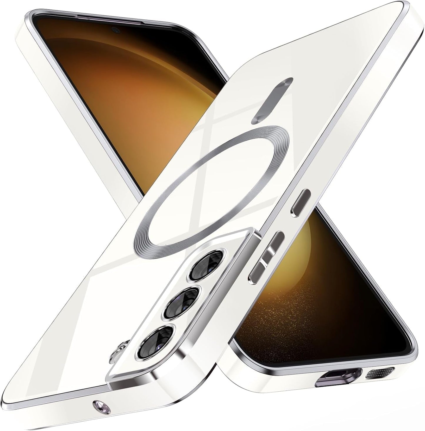 For Galaxy S22+ / S22 plus Case Clear,[Compatible with Magnetic],[10 FT Military Grade Drop Protection][Anti Yellowing] Slim Soft TPU Phone Case for S22+Plus-Clear 14-Sam S22P-01