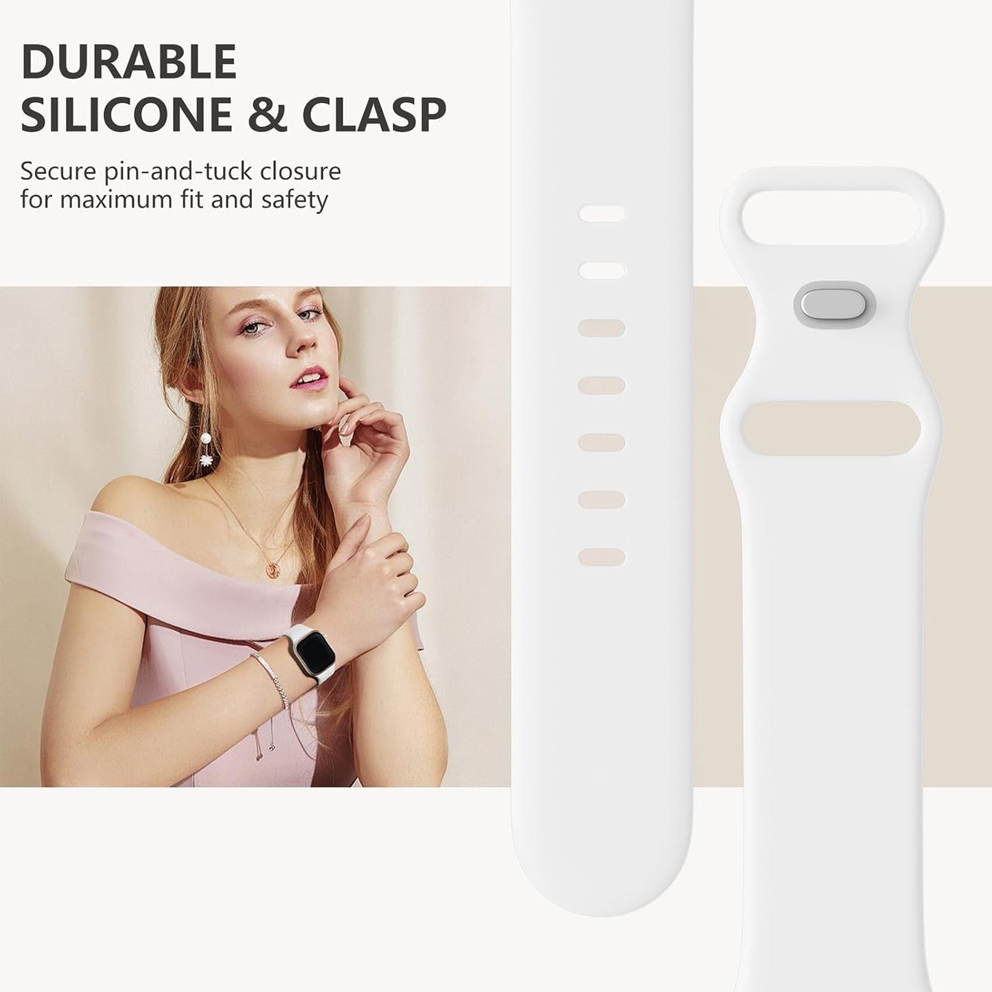 6 Pack Floral Engraved Bands & 6 Pack Sport Bands Compatible with Apple Watch Bands for Women 40Mm 41Mm 38Mm