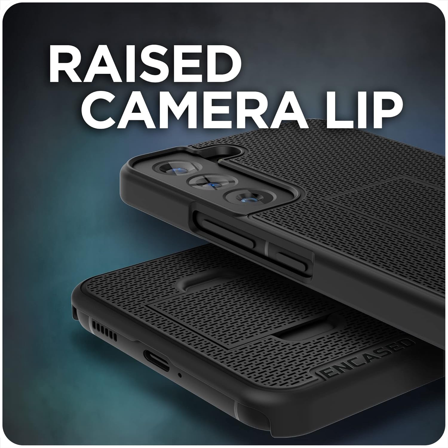 Duraclip Designed for Samsung Galaxy S22 Belt Clip Case, Slim Phone Case with Holster (S22)