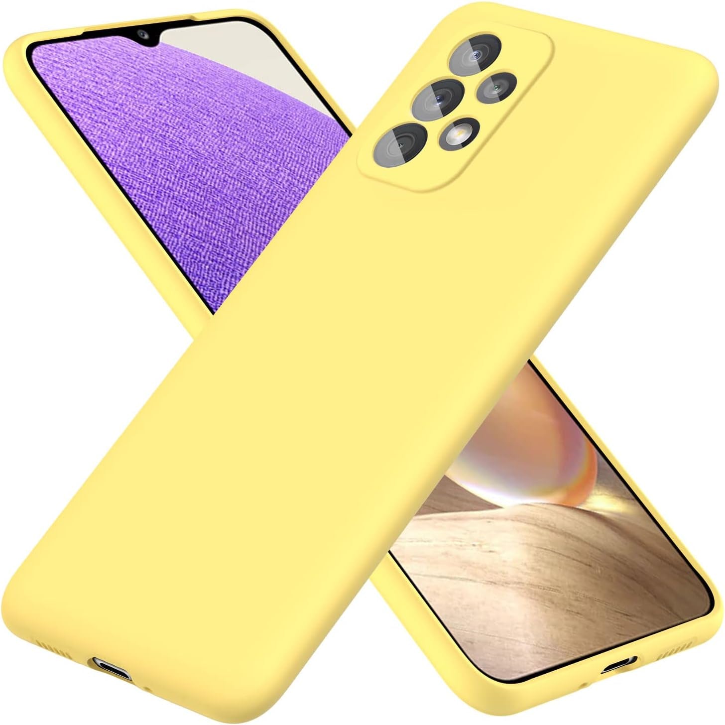 For Samsung Galaxy A53 Case,Liquid Silicone Gel Rubber Phone Case,Non-Yellowing Phone Bumper Cover,Multi-Color Silicone Phone Case,Non-Slip Full Body Ultra Slim Protective Cover(Black) 1.91