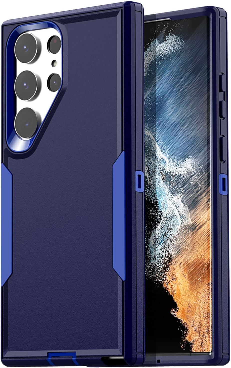 Aicase Case for Samsung Galaxy S22 Plus,Support Magnetic Car Mount Heavy Duty 2-Layer Pocket-Friendly Durable Military Grade Protection Shockproof/Drop Proof Protective Cover for S22 Plus_3