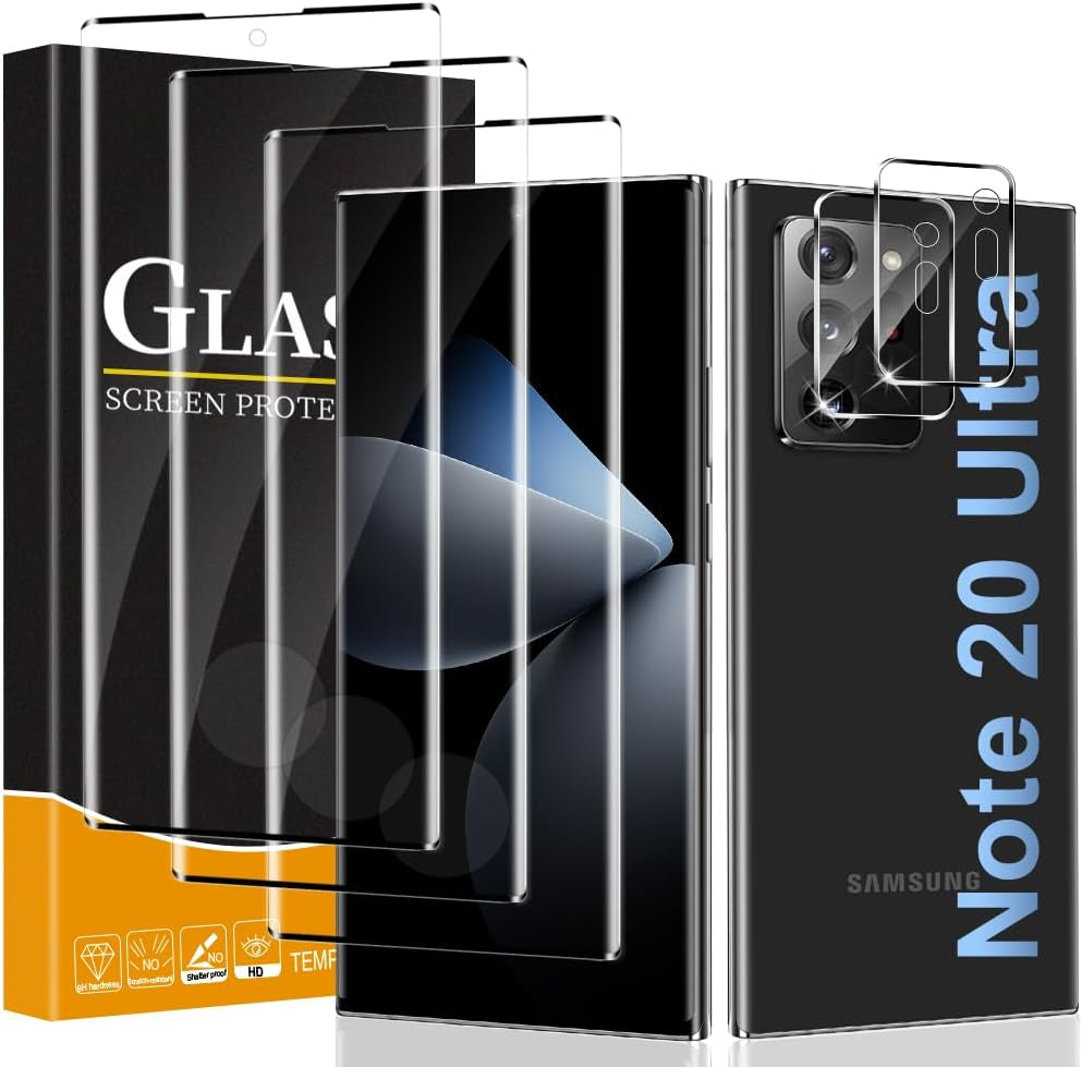 2+2 Pack Galaxy S22 Ultra 5G Privacy Screen Protector and Camera Lens Protection,Anti-Spy Tempered Glass, 3D Full Coverage, Fingerprint Unlock, Free of Bubbles for Samsung Galaxy S22 Ultra 6.8 Inch