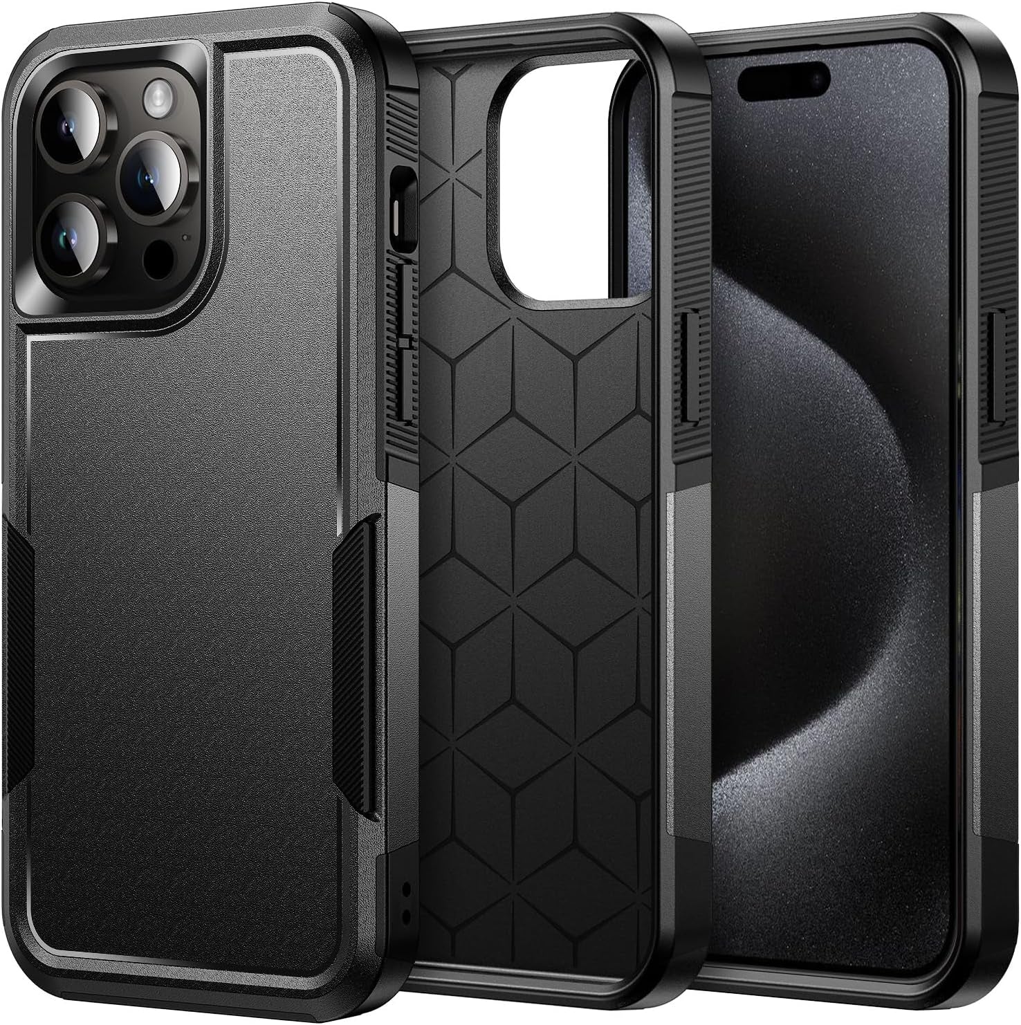 Aeska Clear Case for Iphone 15 Pro Ultra [Slim Thin] Flexible Scratch Resistant Transparent TPU Shockproof Gel Rubber Soft Silicone Protective Phone Case Cover for Iphone 15 Pro 6.1'' (Clear)  Aeska   