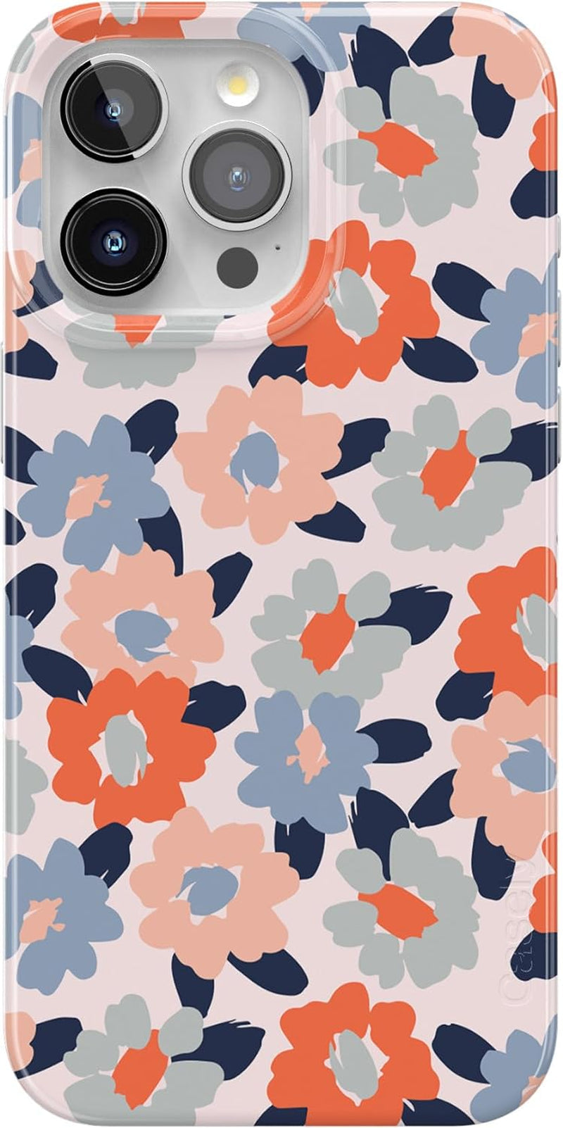 Casely Iphone 15 Pro Case | Field of Flowers | Pastel Floral | Classic Case | Compatible with Magsafe and Action Button  Casely   