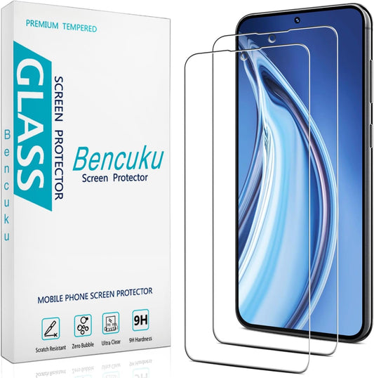 (2 Pack) Designed for Samsung Galaxy S23 FE Tempered Glass Screen Protector, 9H Hardness, anti Scratch, Bubble Free, Case Friendly