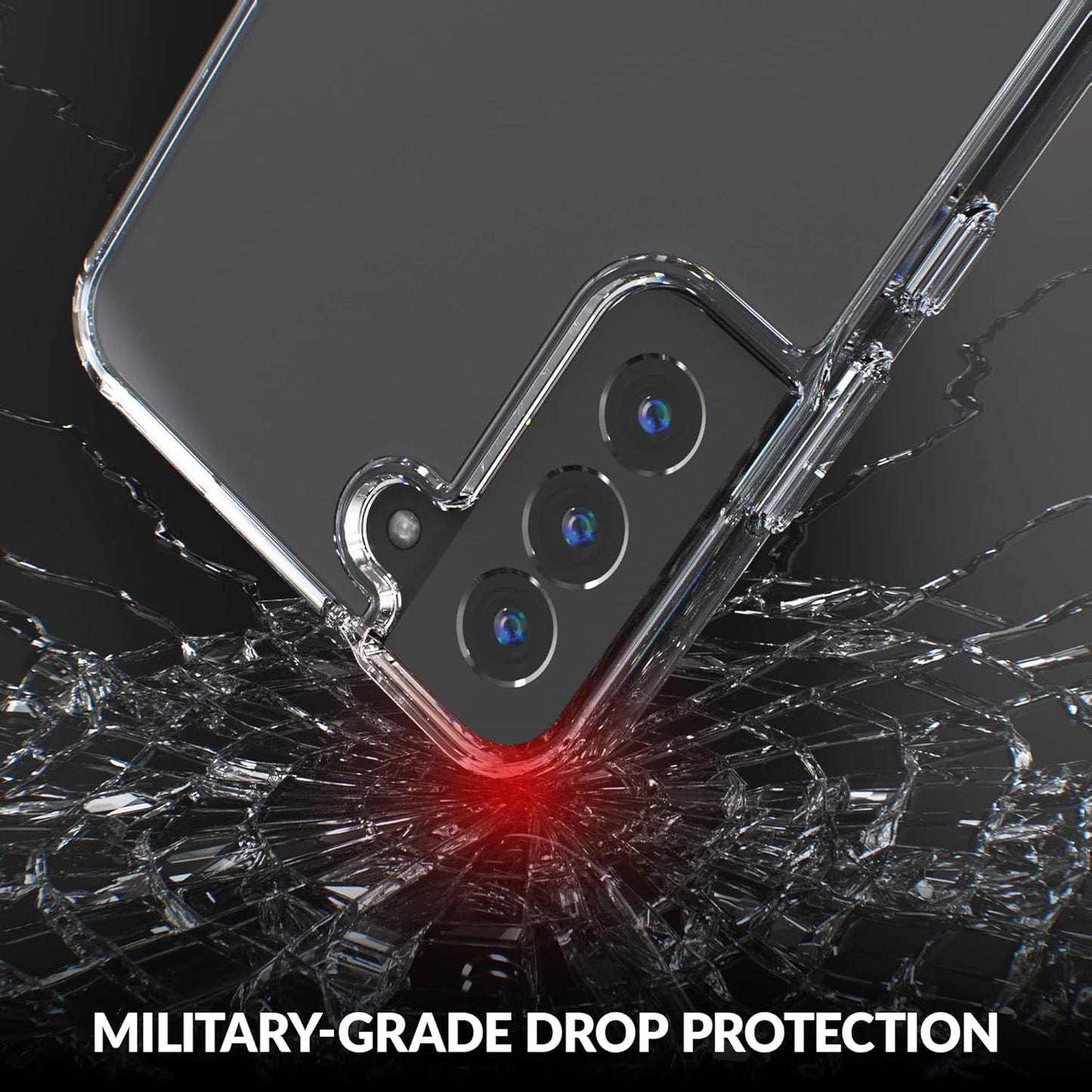 Crave Clear Guard Galaxy S22+ Case - Shockproof, Drop Protection, Bumper for Samsung S22 plus (6.6 Inch)