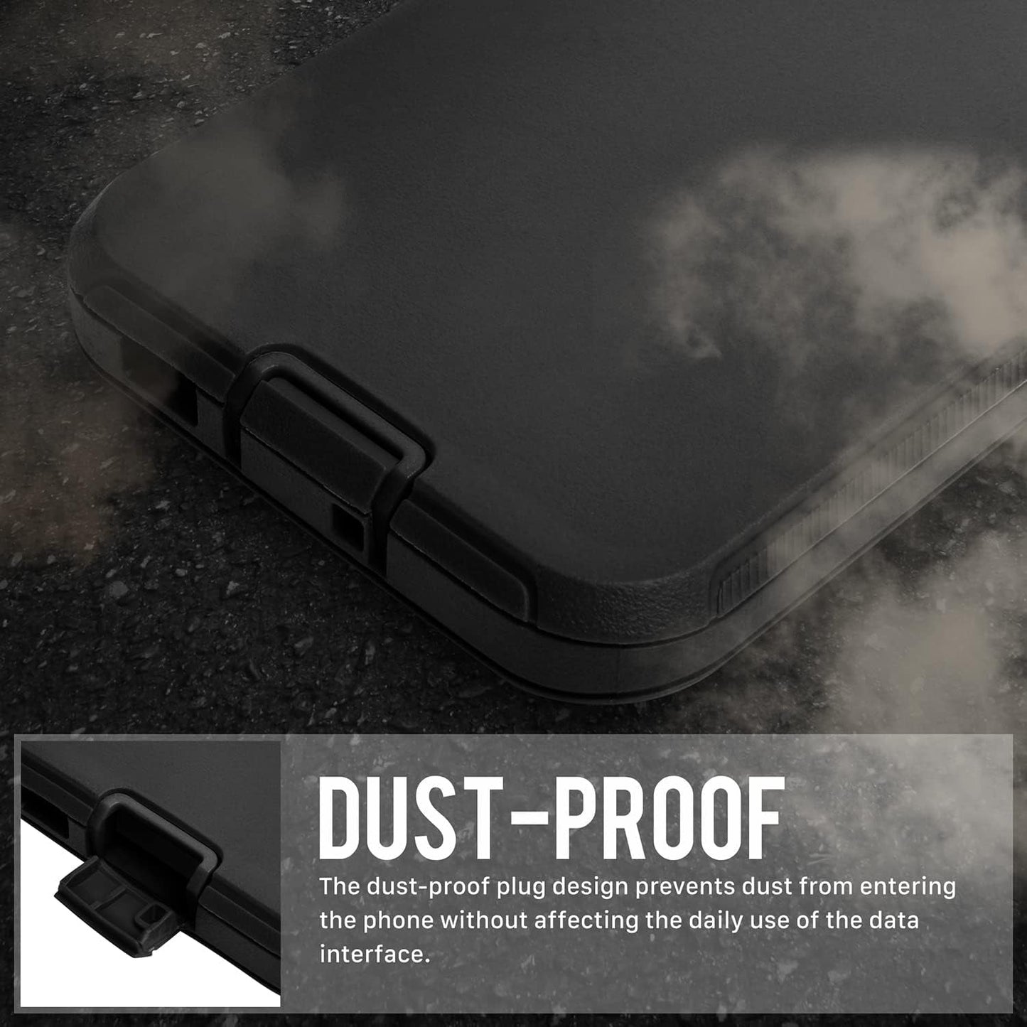 Galaxy S22 Case, Drop Protection Rugged Heavy Duty Case, Water-Resistance Shockproof Dustproof Military Grade Tough Durable Protective Cover for Samsung Black