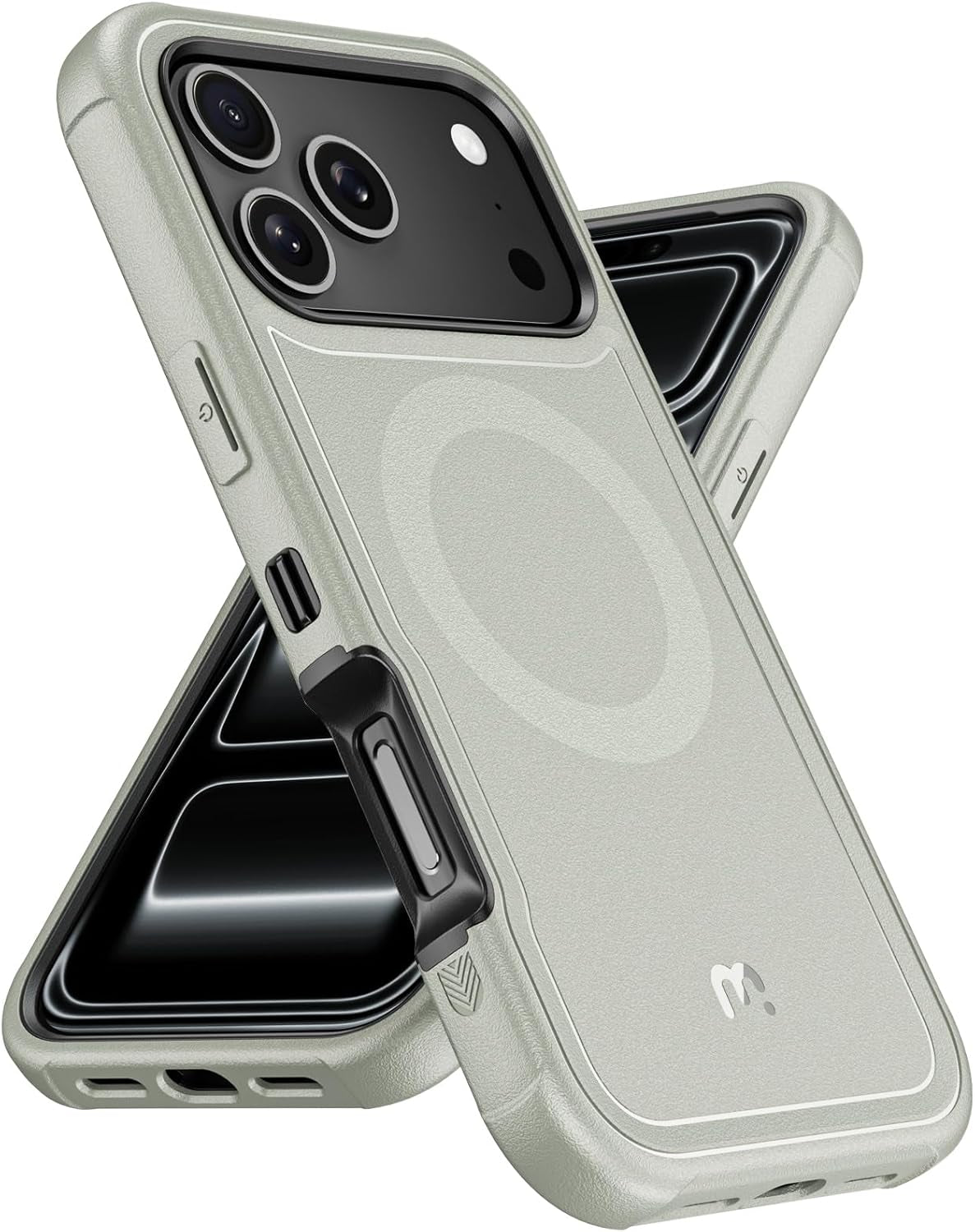 M MYBAT PRO for Iphone 17 Pro Max Case,Maverick Series Magnetic Phone Case for Iphone 17 Pro Max Rogue Edition,[Compatible with Magsafe],Heavy Duty Protection Rugged Case,Anti-Drop,Shockproof Cover