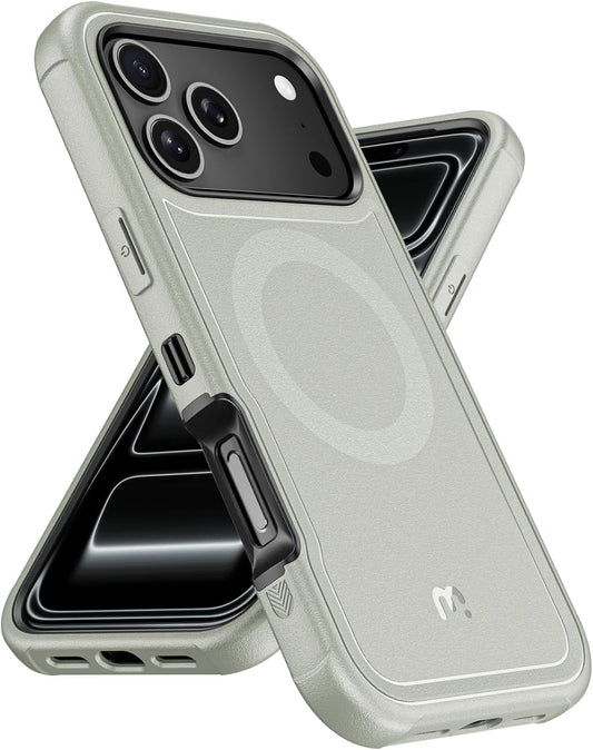 M MYBAT PRO for Iphone 17 Pro Max Case,Maverick Series Magnetic Phone Case for Iphone 17 Pro Max Rogue Edition,[Compatible with Magsafe],Heavy Duty Protection Rugged Case,Anti-Drop,Shockproof Cover