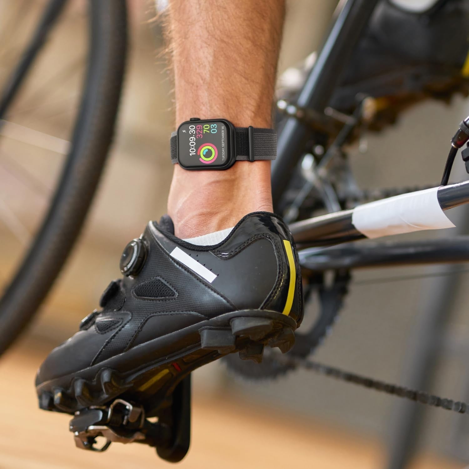 2 Pack Ankle Band Compatible with Apple Watch 49Mm 45Mm 44Mm 42Mm 41Mm 40Mm 38Mm, Lightweight and Breathable Nylon Armband for Women and Men, Sport Ankle Strap for Iwatch SE Ultra Series 9 8 7 6 5 4 3 2 1