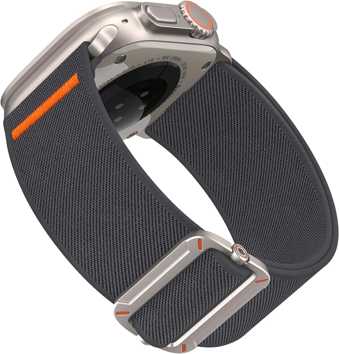 EOMTAM Stretchy Nylon Sport Band Compatible for Apple Watch Band 42Mm 44Mm 45Mm 49Mm Men,Wristbands for Iwatch Series 9 Ultra 2/1 8 SE 7 6 5 4 3