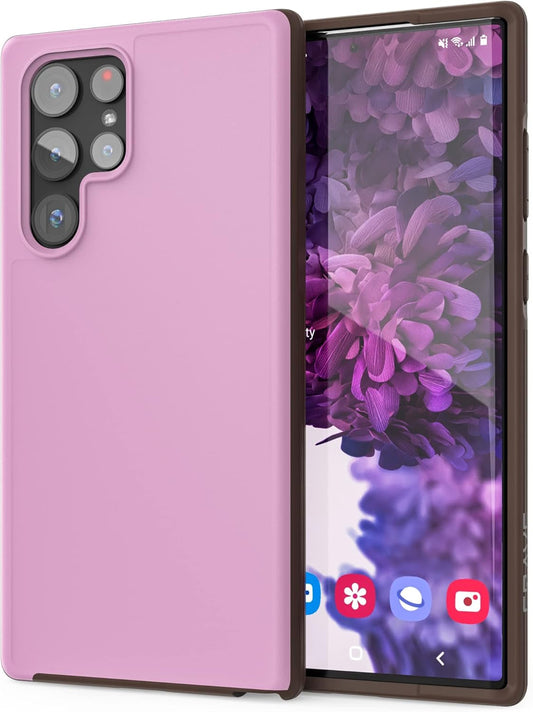Crave Slim Guard for Galaxy S22 Ultra Case, Shockproof Case for Samsung Galaxy S22 Ultra (6.8 Inch) - Lilac