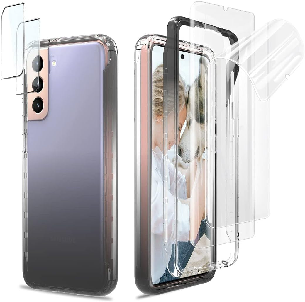 For Samsung Galaxy S22 Ultra Case with Screen Protector, 360 Rotate Ring Kickstand [Work with Magnetic Car Mount], Military Grade Shockproof Phone Case for Samsung S22 Ultra 6.8 Inch, Turquoise