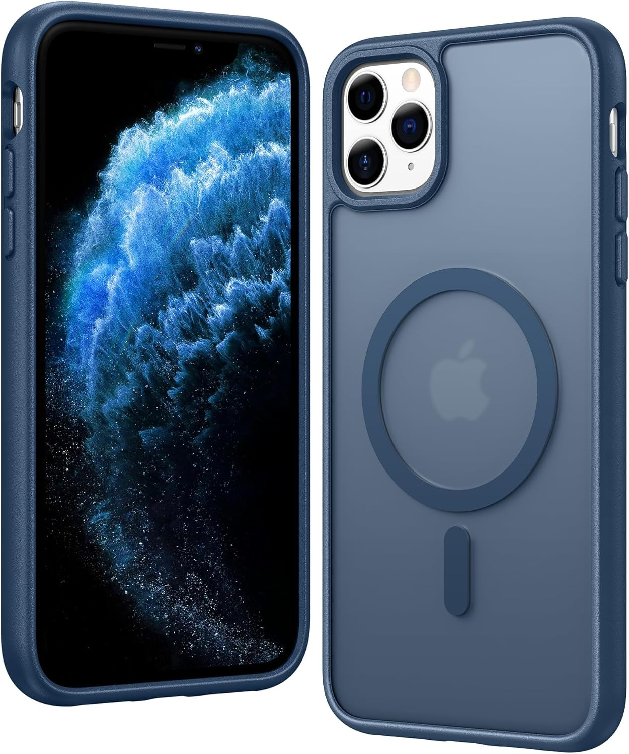 FNTCASE for Iphone 17 Pro-Max Case: Clear Magnetic Phone Cases with Screen Protector Compatible with Magsafe Slim anti Yellowing Rugged Shockproof Protective Transparent Cell Cover (A-Clear)