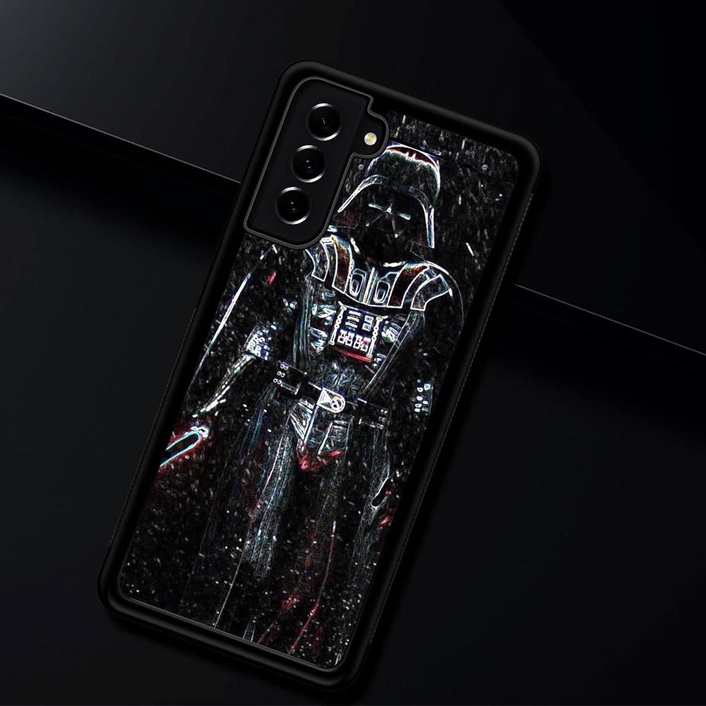 Compatible with Samsung Galaxy S22 plus Case with a Man with a Lightsaber Pattern Design Plastic Samsung Galaxy S22 plus Case TPU Bumper Protective Case Samsung Galaxy S22 Plus