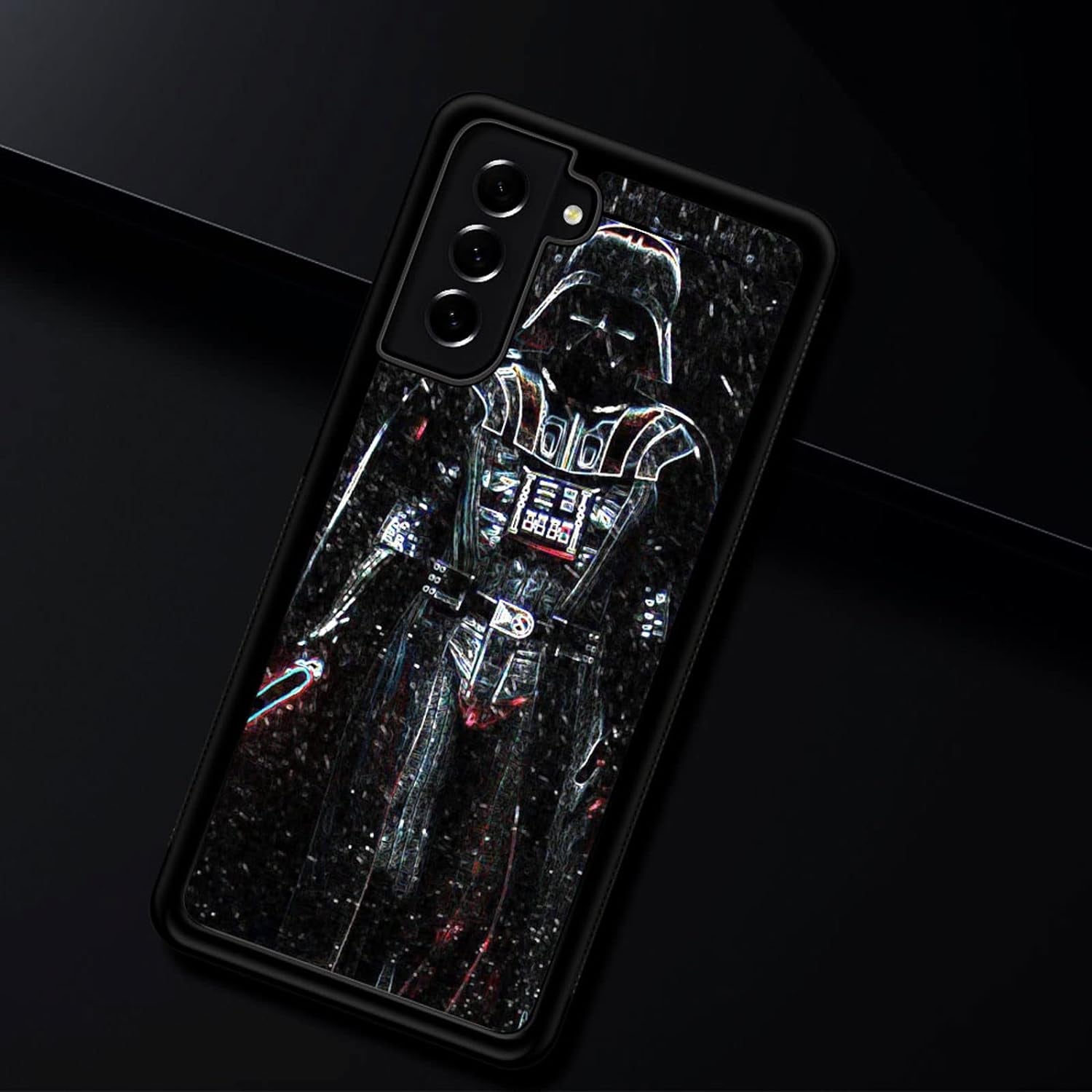 Compatible with Samsung Galaxy S22 plus Case with a Man with a Lightsaber Pattern Design Plastic Samsung Galaxy S22 plus Case TPU Bumper Protective Case Samsung Galaxy S22 Plus