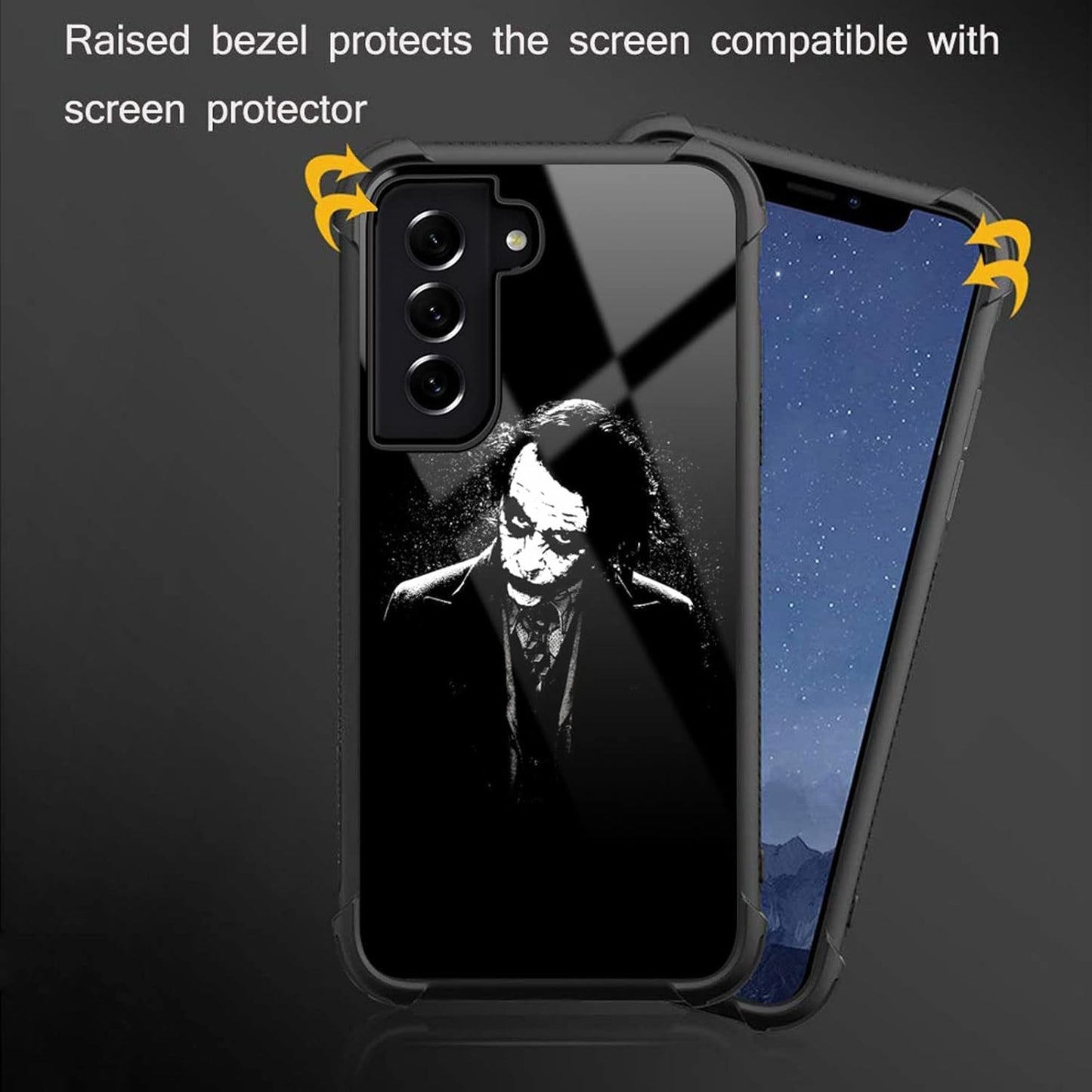 Compatible with Samsung Galaxy S22 plus Case,Watching You Anime Pattern Design Shockproof Non-Slip Case for Samsung Galaxy S22 Plus
