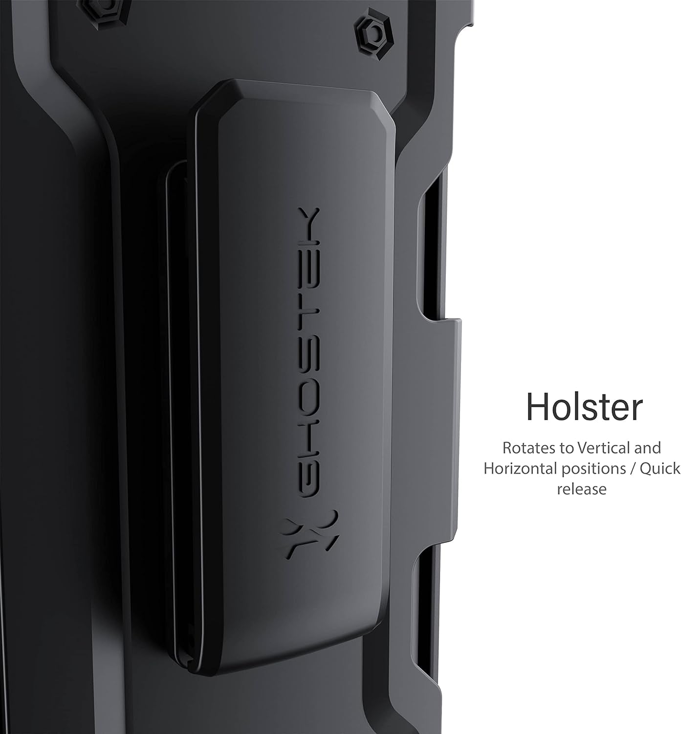 Ghostek IRON ARMOR Galaxy A53 5G Case with Belt Clip and Kickstand Credit Card Holder Slot Heavy Duty Protection Shockproof Protective Cover Designed for 2022 Samsung Galaxy A53 5G (6.5") (Matte Blue)