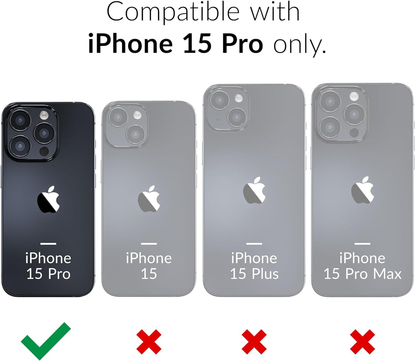 Crave Dual Guard for Iphone 15 Pro Case, Compatible with Magsafe Shockproof Protection Dual Layer Case for Apple Iphone 15 Pro (6.1") - Forest Green  Crave   