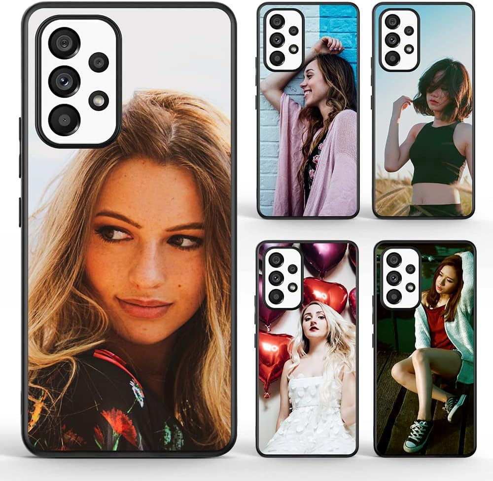 5 PCS Galaxy A53 Case,Sublimation Blank Phone Case for Samsung Galaxy A53,Soft TPU + Hard PC Anti-Scratch Anti-Slip Shockproof Protective Cover Case for Galaxy A53 5G