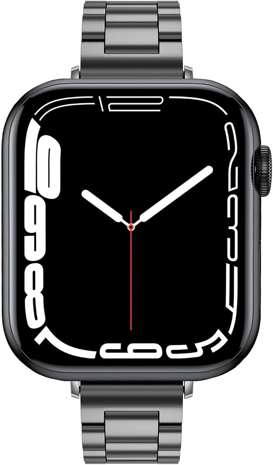 BOTOMALL Compatible with Apple Watch Band 49Mm 45Mm 44Mm 42Mm 41Mm 40Mm 38Mm, Slim Stainless Steel Metal Strap for Iwatch Series 9 8 7 6 5 4 SE 3 2 1 Women Men