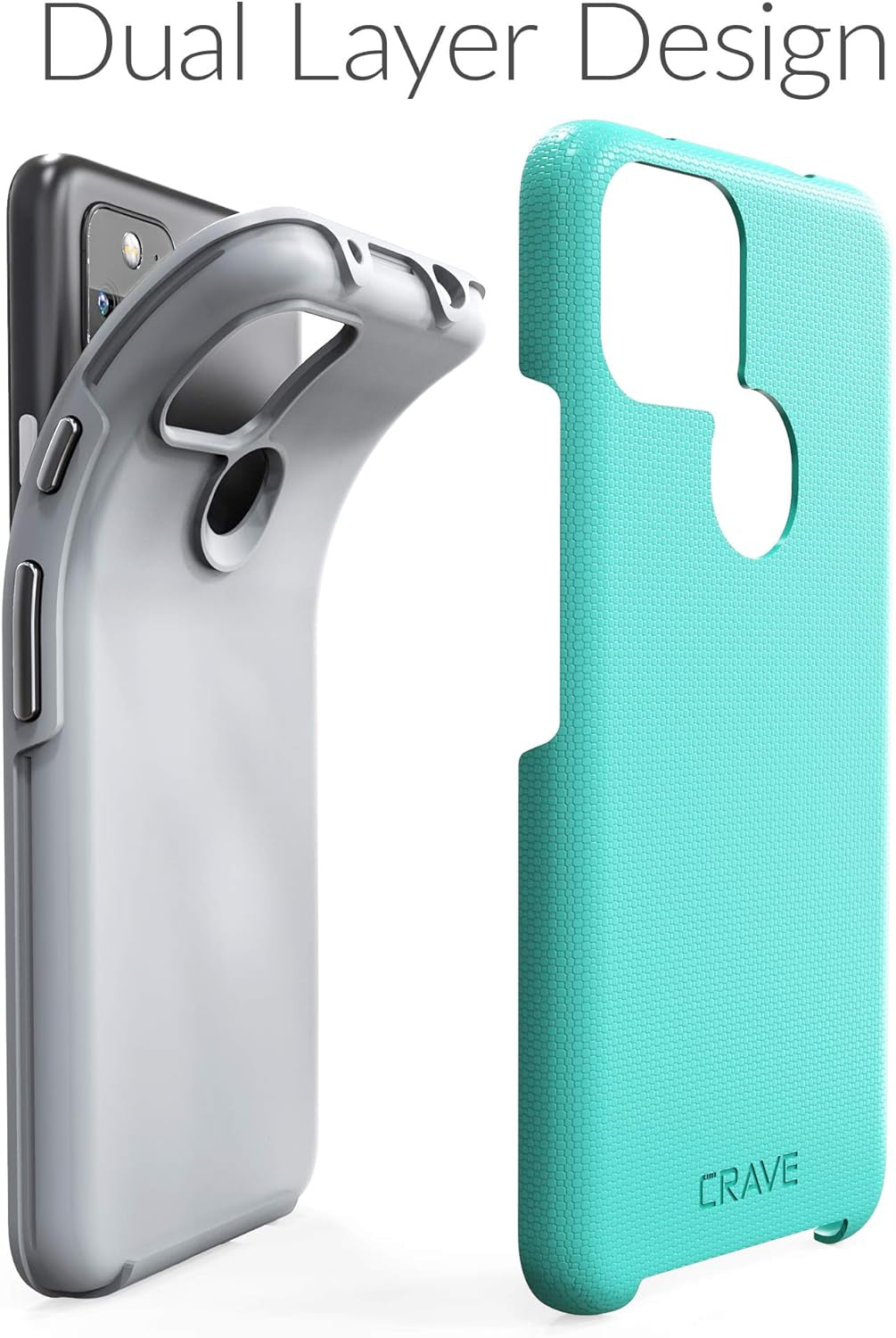 Crave Pixel 4A 5G Case, Dual Guard Protection Series Case for Google Pixel 4A (5G) - Mint  Crave   